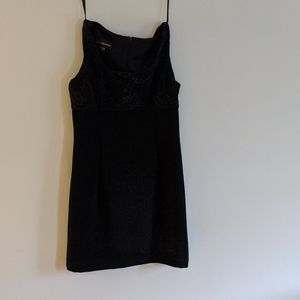 Sleeveless black dress